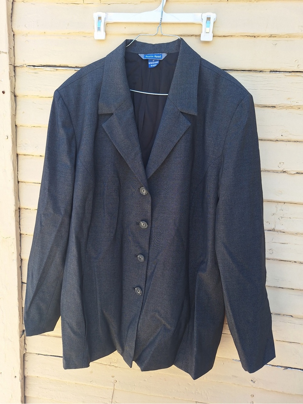 Austin Reed Women's Dark Gray Single-Breasted Blazer